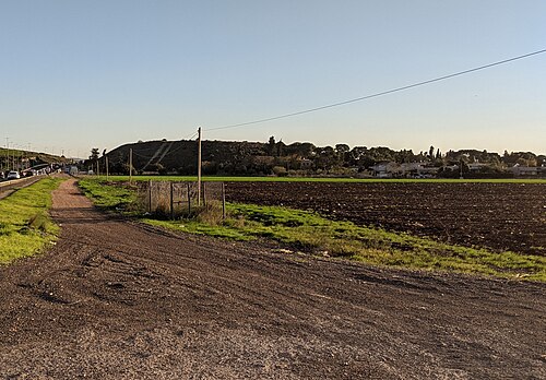 panorama looking south of Tell Bir el Gharbi