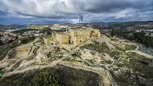 panorama of Al Qastal