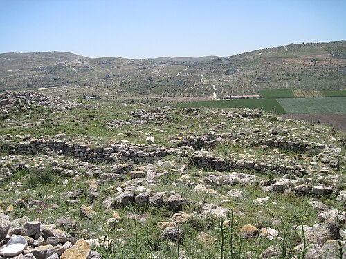 ruins at Tel Dotan