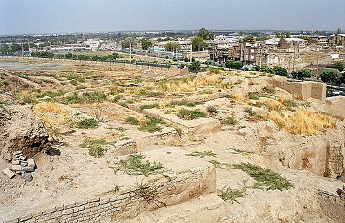 ruins at Tell Hagmatana