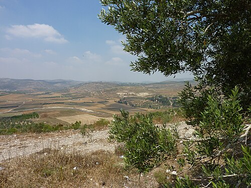panorama of hills in Samaria 2