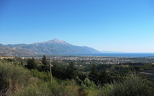 panorama of Jebel Aqra
