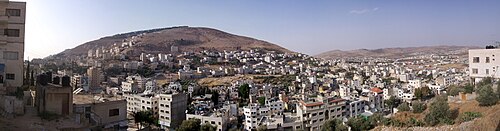 panorama of Mount Ebal