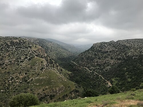 panorama of Wadi al Yabis