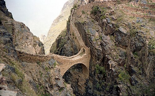 bridge in southwestern Arabia
