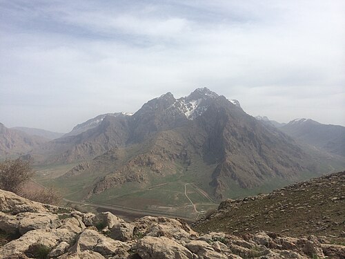 panorama of a mountain in Gutium