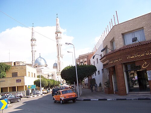 streetscape of Ismalia in the region between Maghfar and Lake Timsah