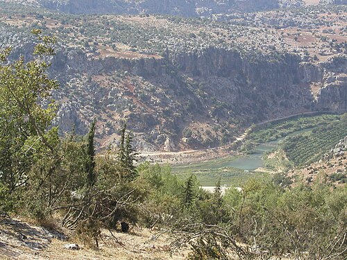 panorama of the Orontes River in Syria 2