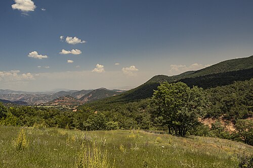 panorama of mountains in Galatia