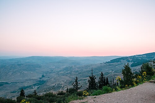 panorama of Jabal al Naba
