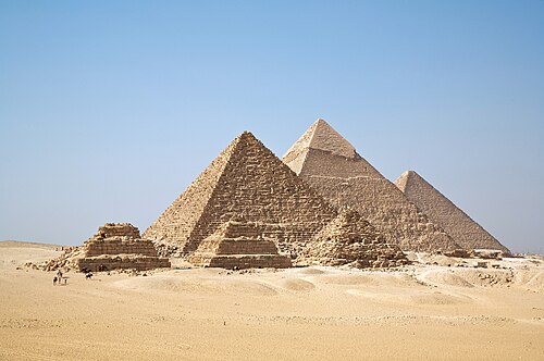 pyramids of Giza in Egypt