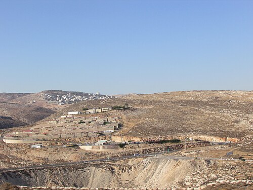 panorama of hills in the region between Aiath and Michmash