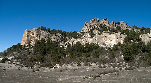 panorama of cliffs in Phrygia