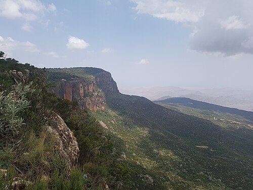 panorama of hills in Punt