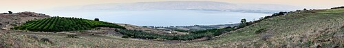 panorama of Khirbet Qedish