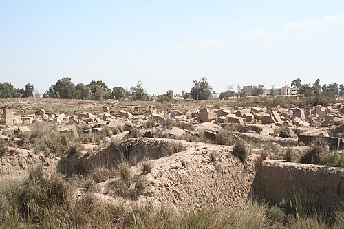 ruins at Tell Basteh