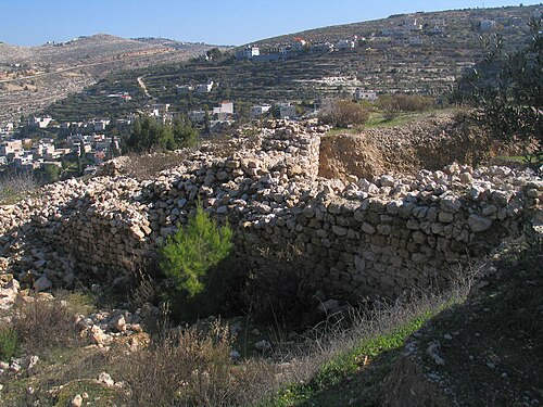 ruins at Khirbet al Yahud