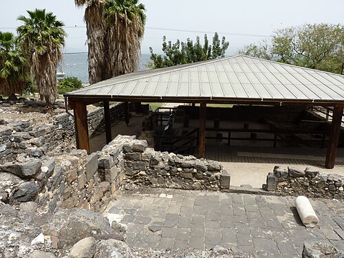 ruins at Hamat Tiberias