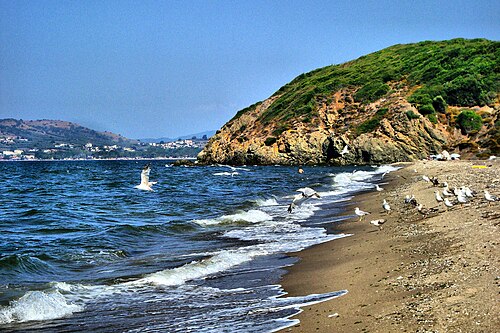 panorama of a beach in Mysia