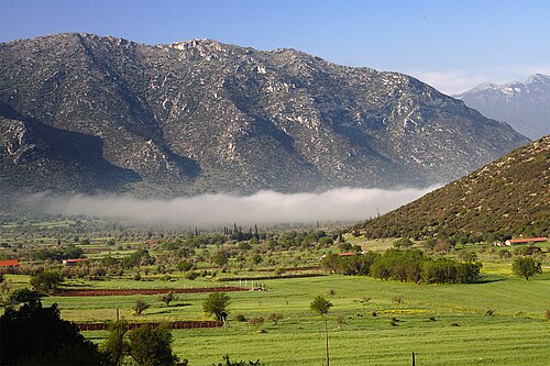 panorama of a valley in Achaia