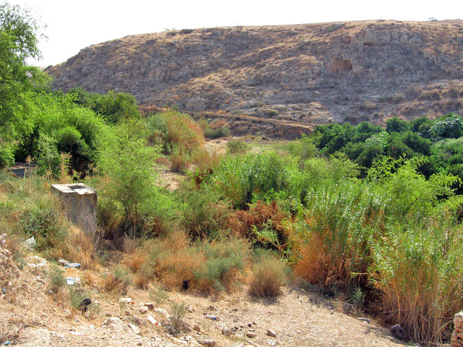 panorama of Wadi al Fara