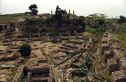 panorama of ruins at Byblos