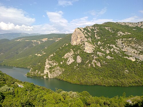 panorama of a natural area in Macedonia
