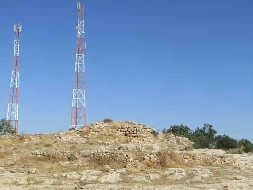 recent ruins at Khirbet Rabud