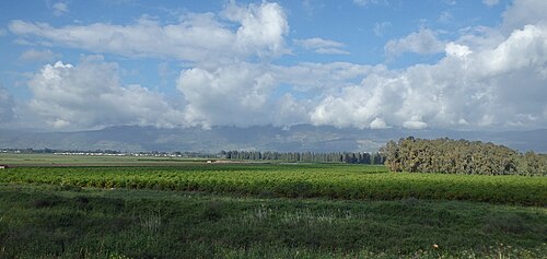 panorama of a plain in Maacah