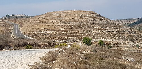 panorama of Khirbet Tibnah