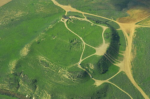 aerial panorama of Tel Nagila