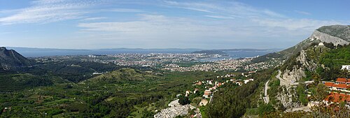 panorama of a coastline in Illyricum