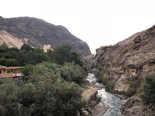 panorama of Wadi Zerqa Main