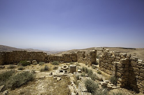 ruins at Khirbet al Mukhayyat