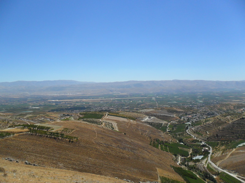 panorama of the Beqaa Valley in Zobah