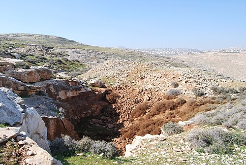 quarry in the region east of Gibeon