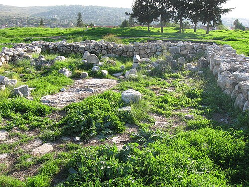 ruins at Izbet Sartah