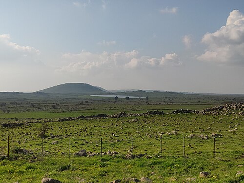 panorama of a plain in Bashan