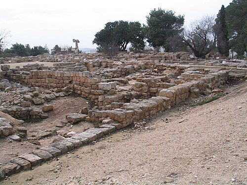 ruins at Ramat Rahel
