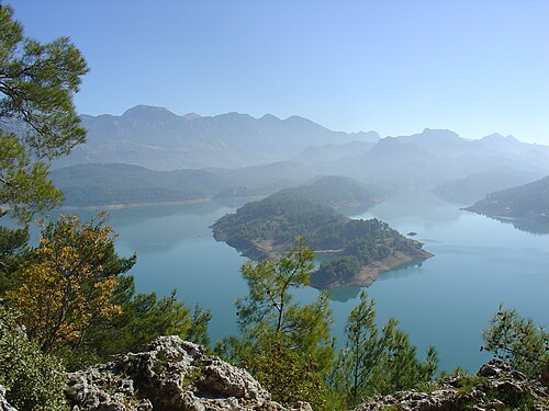 panorama of a natural area in Asia Minor