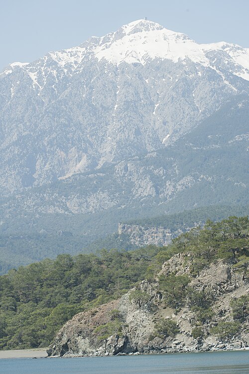 panorama of a mountain in Lycia