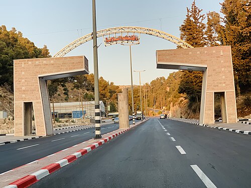 streetscape of Tarqumiyeh