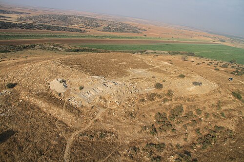aerial panorama of Tell Bornat