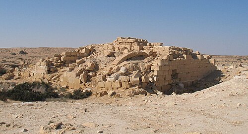 ruins at Haluza
