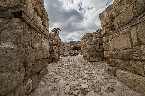 ruins at Tel Megiddo