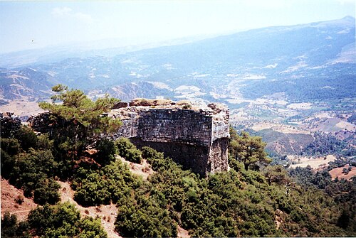 panorama of the citadel of Sardis in Lydia