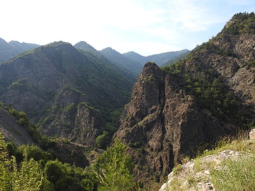 panorama of hills in Bithynia