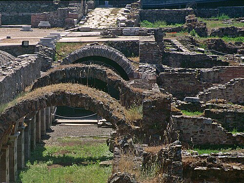 ruins at Thessaloniki