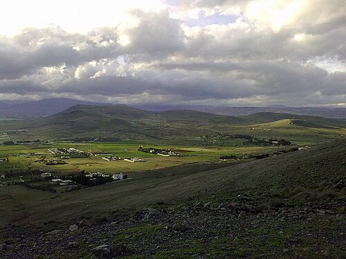 panorama of hills in Upu