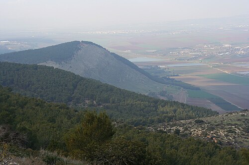 panorama of Mount Gilboa